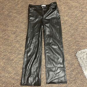 leather pants ZARA size 10 in great condition only been worn once!